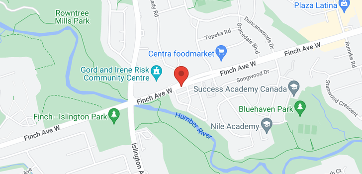 map of #1019 -3047 FINCH AVE